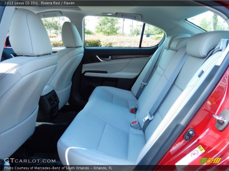 Rear Seat of 2013 GS 350