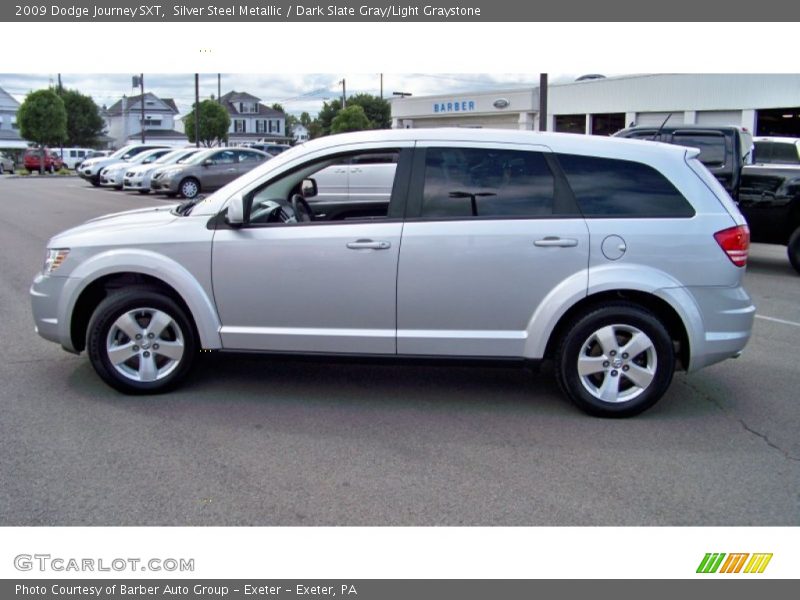 Silver Steel Metallic / Dark Slate Gray/Light Graystone 2009 Dodge Journey SXT