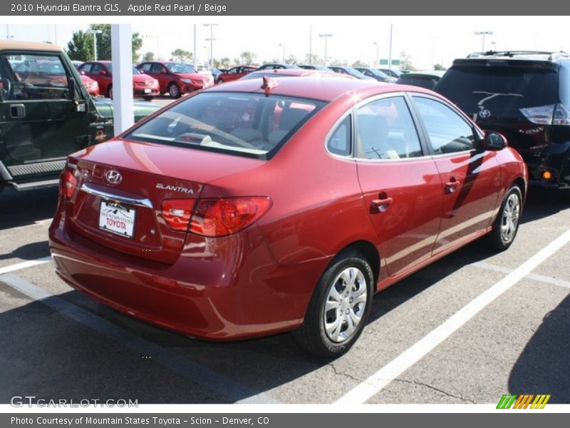 Apple Red Pearl / Beige 2010 Hyundai Elantra GLS