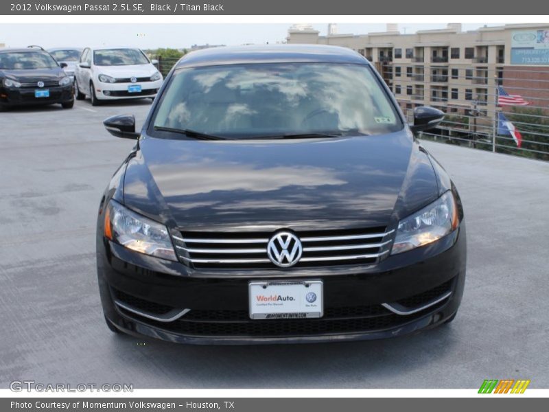 Black / Titan Black 2012 Volkswagen Passat 2.5L SE