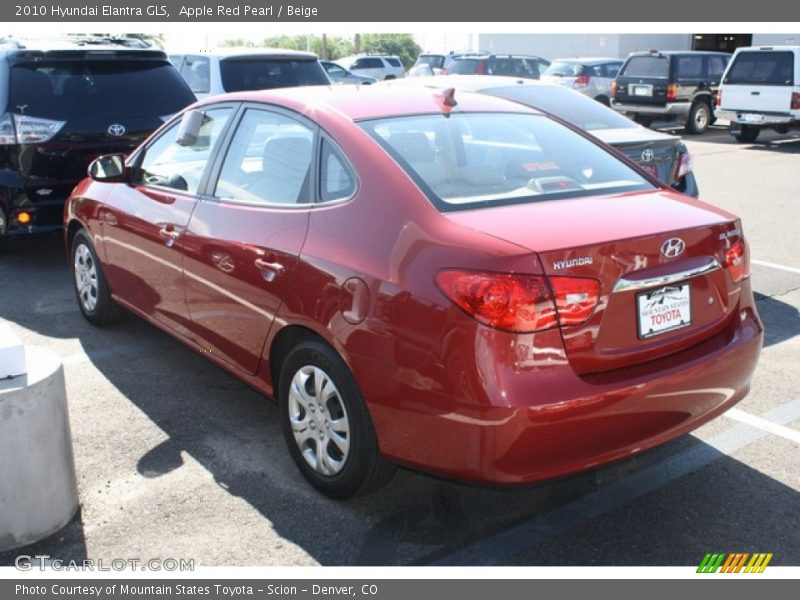 Apple Red Pearl / Beige 2010 Hyundai Elantra GLS
