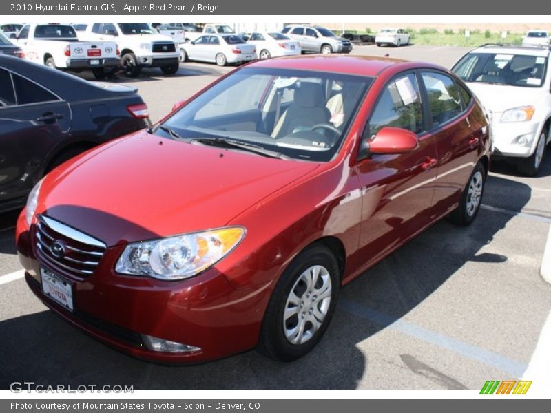 Apple Red Pearl / Beige 2010 Hyundai Elantra GLS