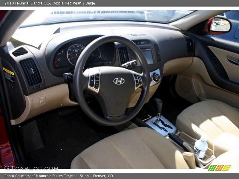 Apple Red Pearl / Beige 2010 Hyundai Elantra GLS