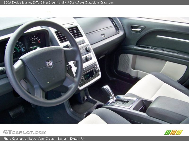 Silver Steel Metallic / Dark Slate Gray/Light Graystone 2009 Dodge Journey SXT