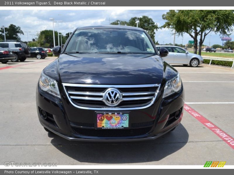 Deep Black Metallic / Charcoal 2011 Volkswagen Tiguan S