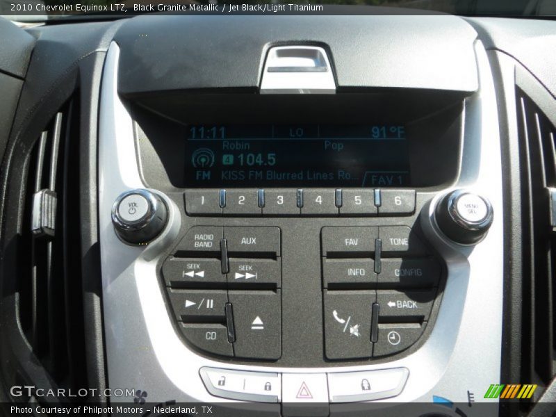 Black Granite Metallic / Jet Black/Light Titanium 2010 Chevrolet Equinox LTZ