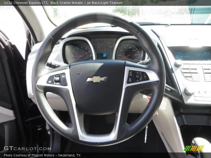 Black Granite Metallic / Jet Black/Light Titanium 2010 Chevrolet Equinox LTZ