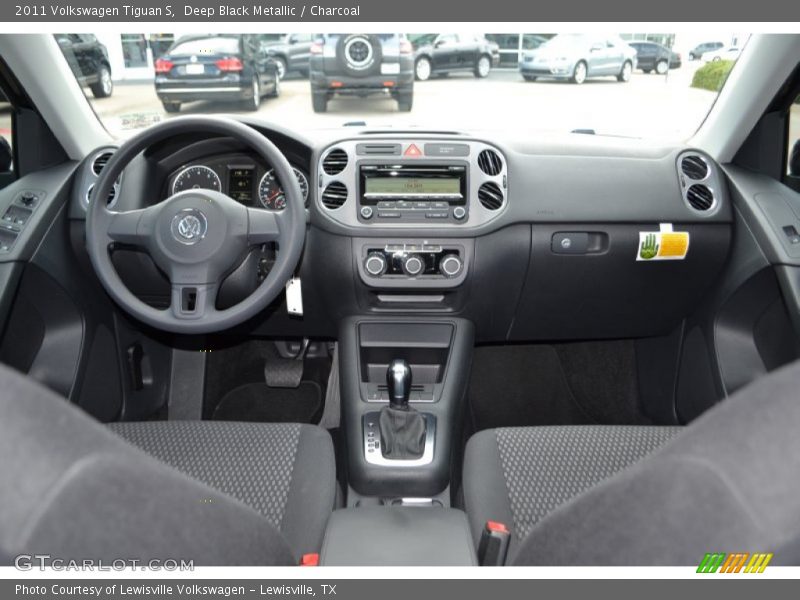 Deep Black Metallic / Charcoal 2011 Volkswagen Tiguan S