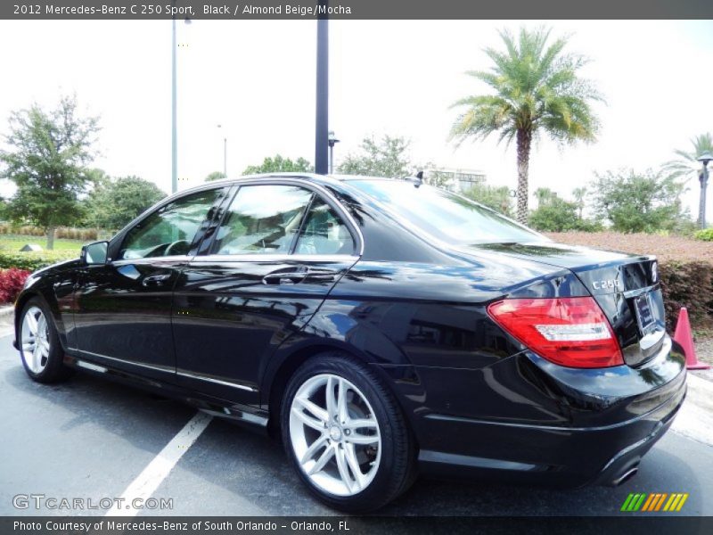 Black / Almond Beige/Mocha 2012 Mercedes-Benz C 250 Sport