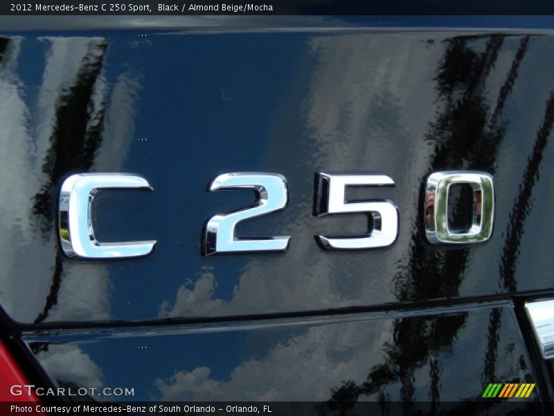 Black / Almond Beige/Mocha 2012 Mercedes-Benz C 250 Sport