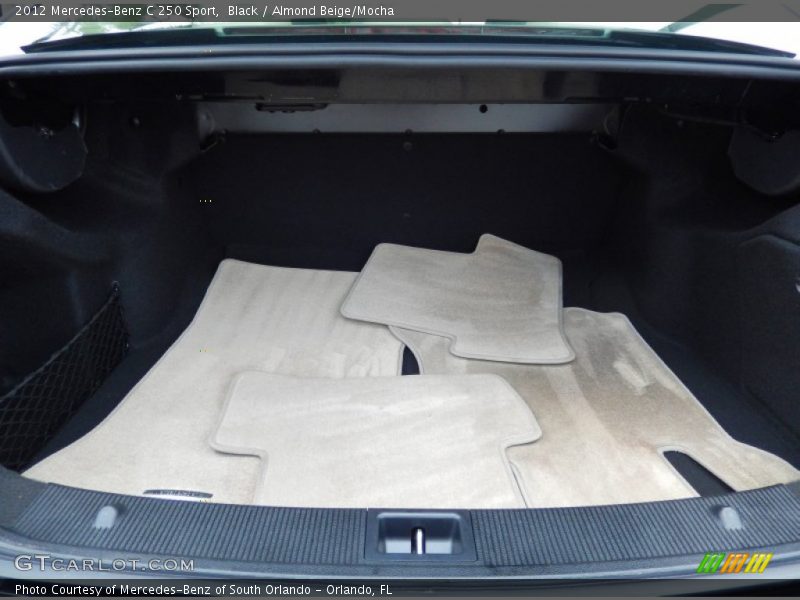 Black / Almond Beige/Mocha 2012 Mercedes-Benz C 250 Sport