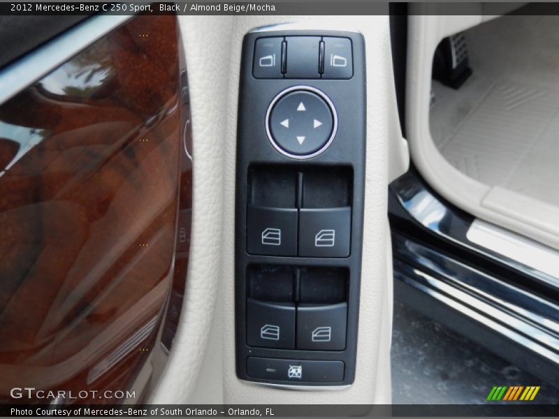 Black / Almond Beige/Mocha 2012 Mercedes-Benz C 250 Sport