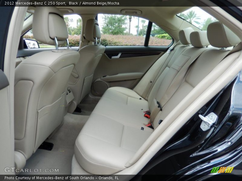 Black / Almond Beige/Mocha 2012 Mercedes-Benz C 250 Sport