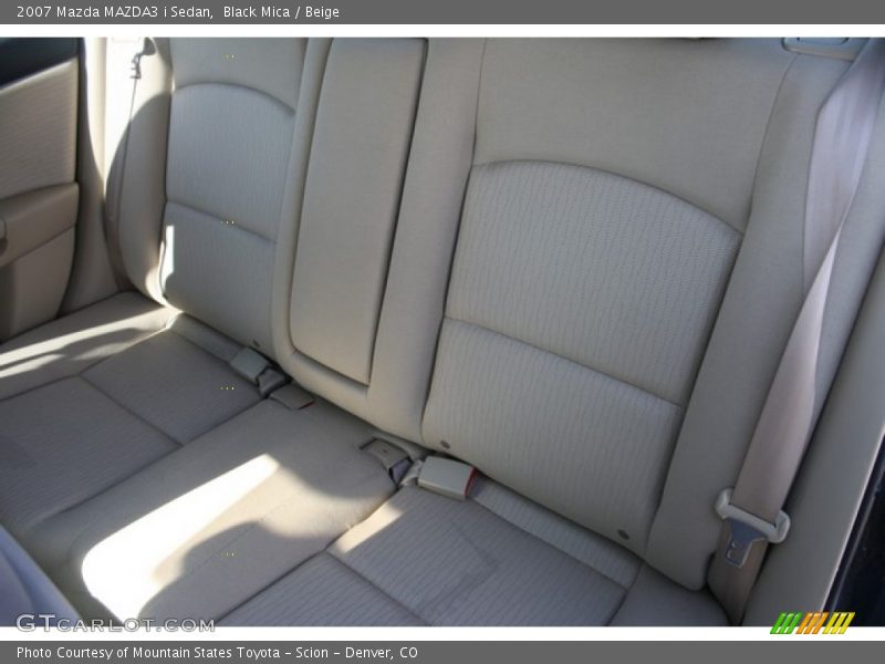 Black Mica / Beige 2007 Mazda MAZDA3 i Sedan