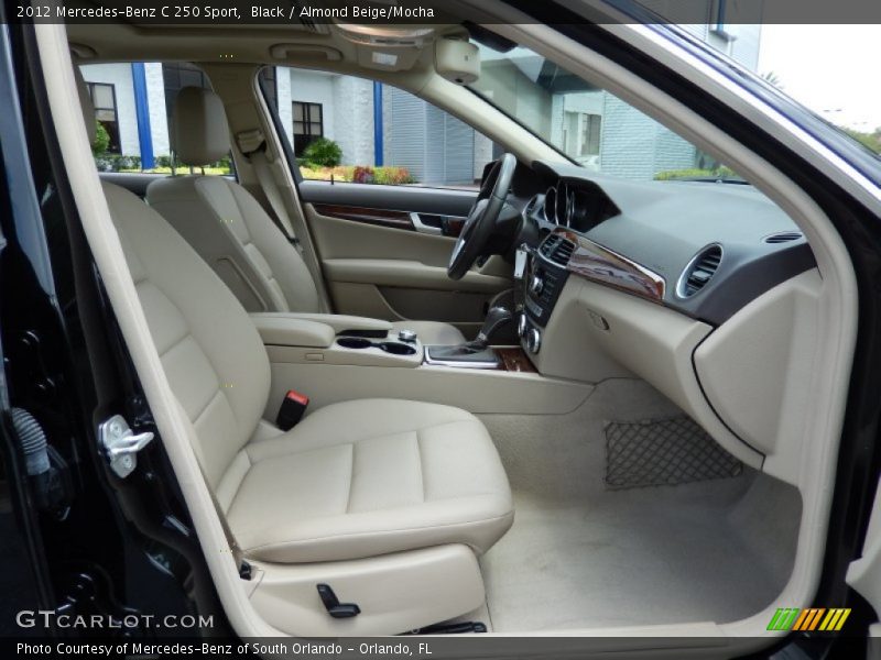 Black / Almond Beige/Mocha 2012 Mercedes-Benz C 250 Sport