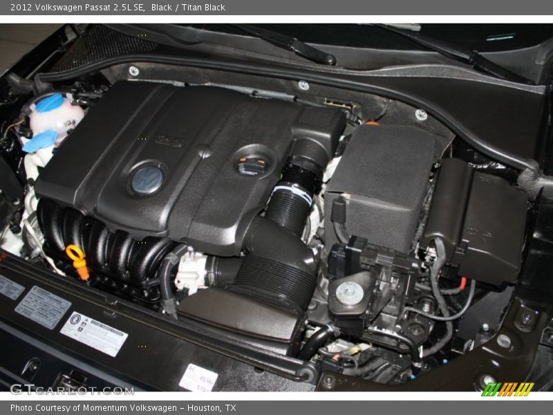Black / Titan Black 2012 Volkswagen Passat 2.5L SE