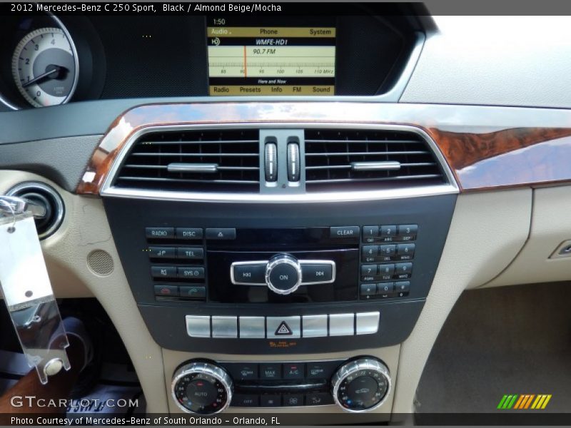 Black / Almond Beige/Mocha 2012 Mercedes-Benz C 250 Sport