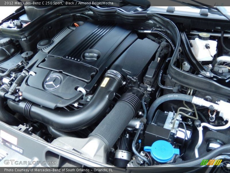 Black / Almond Beige/Mocha 2012 Mercedes-Benz C 250 Sport