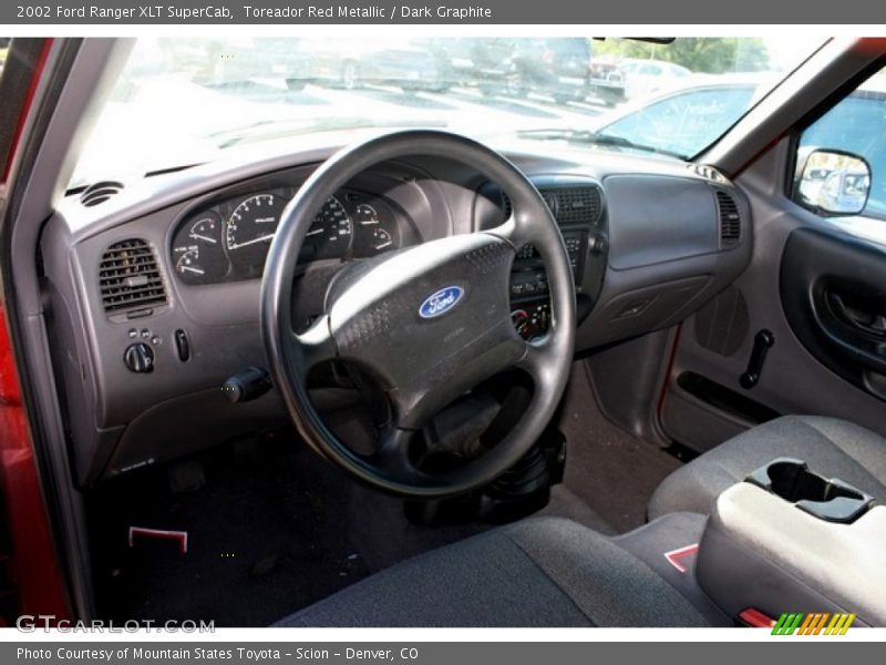 Toreador Red Metallic / Dark Graphite 2002 Ford Ranger XLT SuperCab