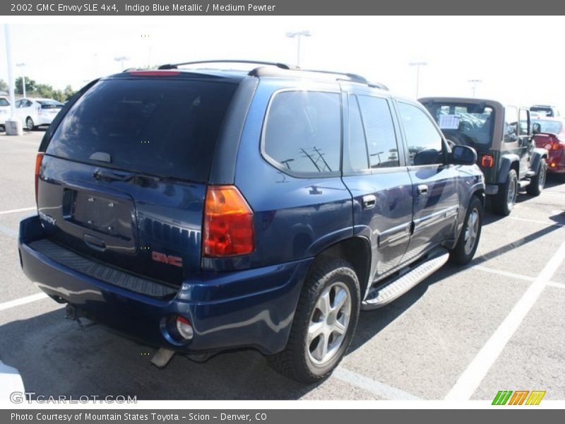 Indigo Blue Metallic / Medium Pewter 2002 GMC Envoy SLE 4x4
