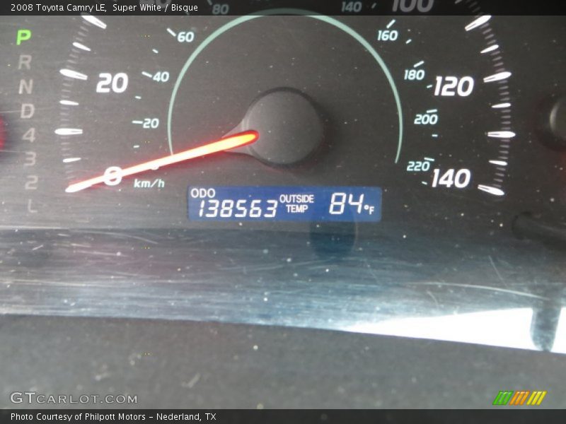 Super White / Bisque 2008 Toyota Camry LE
