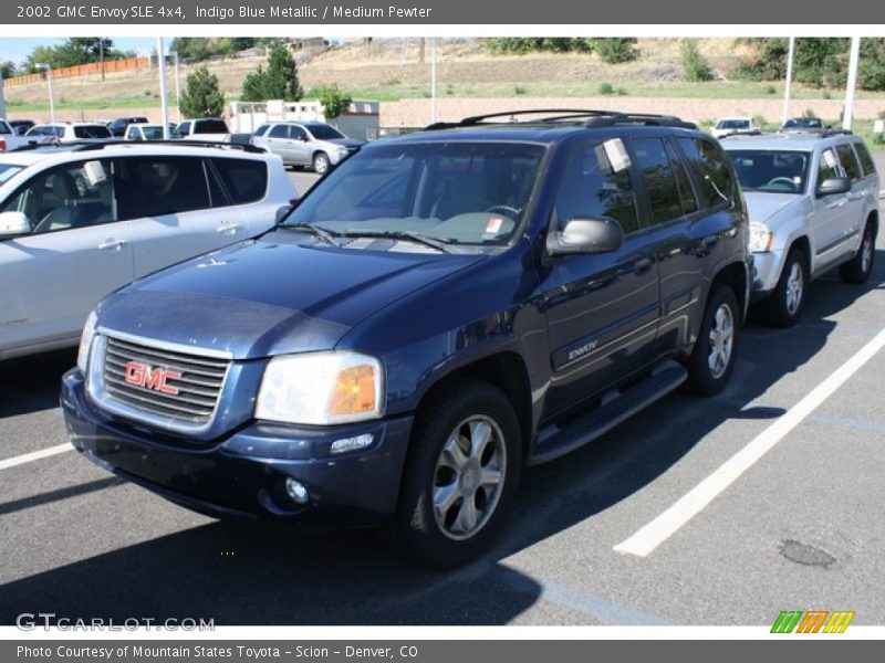 Indigo Blue Metallic / Medium Pewter 2002 GMC Envoy SLE 4x4