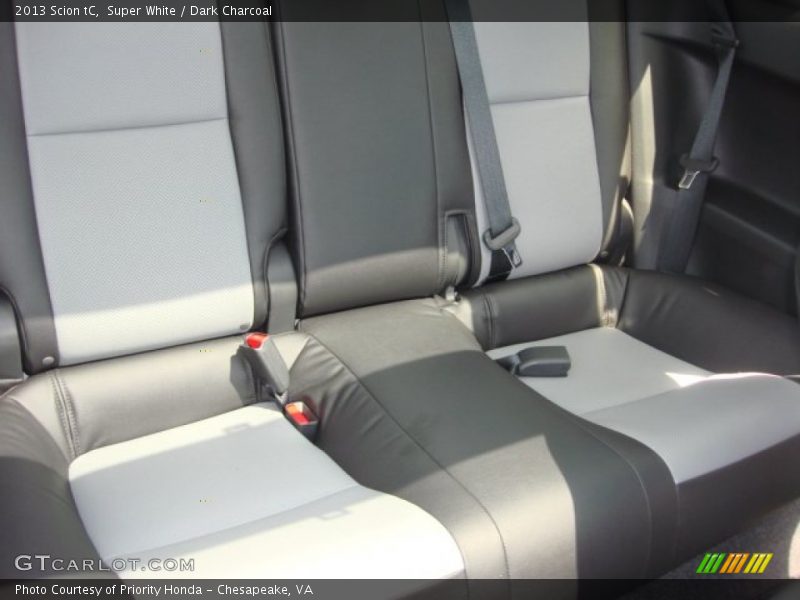 Super White / Dark Charcoal 2013 Scion tC