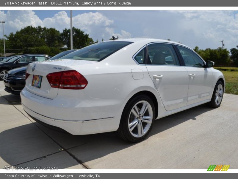 Candy White / Cornsilk Beige 2014 Volkswagen Passat TDI SEL Premium
