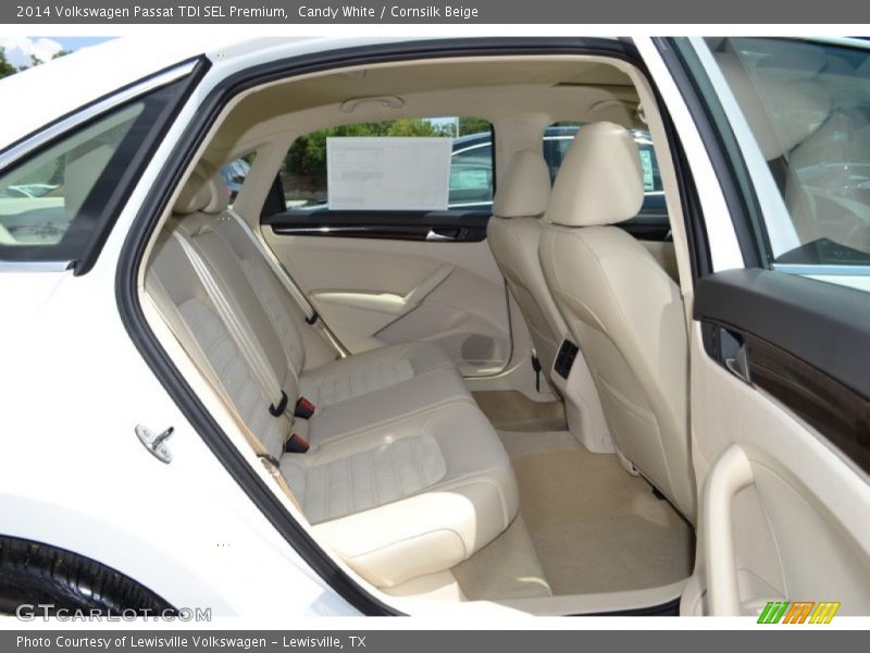 Rear Seat of 2014 Passat TDI SEL Premium