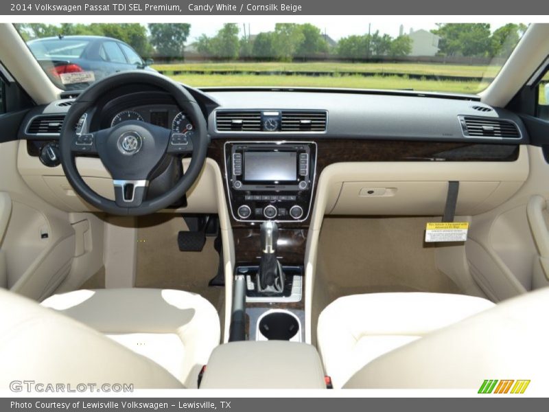 Dashboard of 2014 Passat TDI SEL Premium