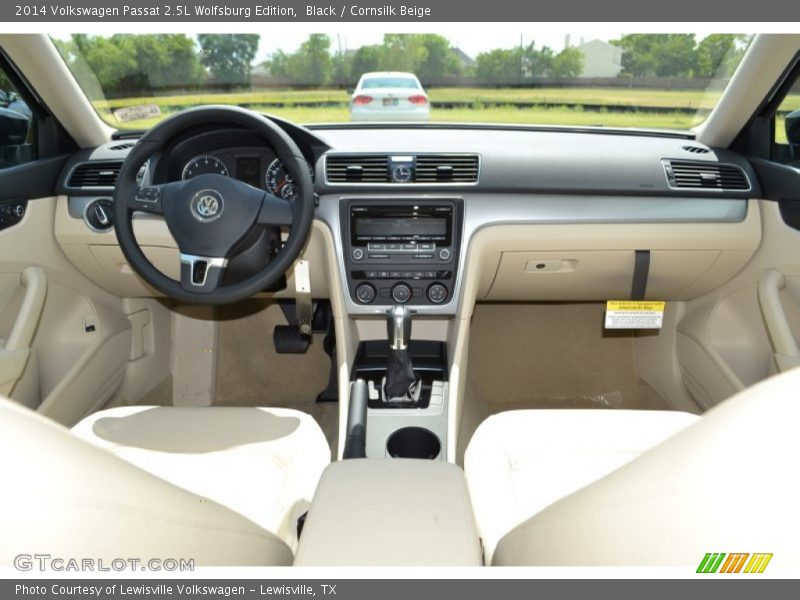 Dashboard of 2014 Passat 2.5L Wolfsburg Edition
