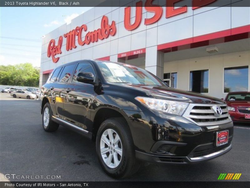 Black / Ash 2013 Toyota Highlander V6