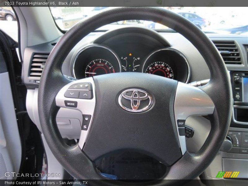 Black / Ash 2013 Toyota Highlander V6