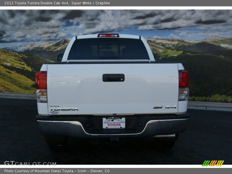 Super White / Graphite 2013 Toyota Tundra Double Cab 4x4