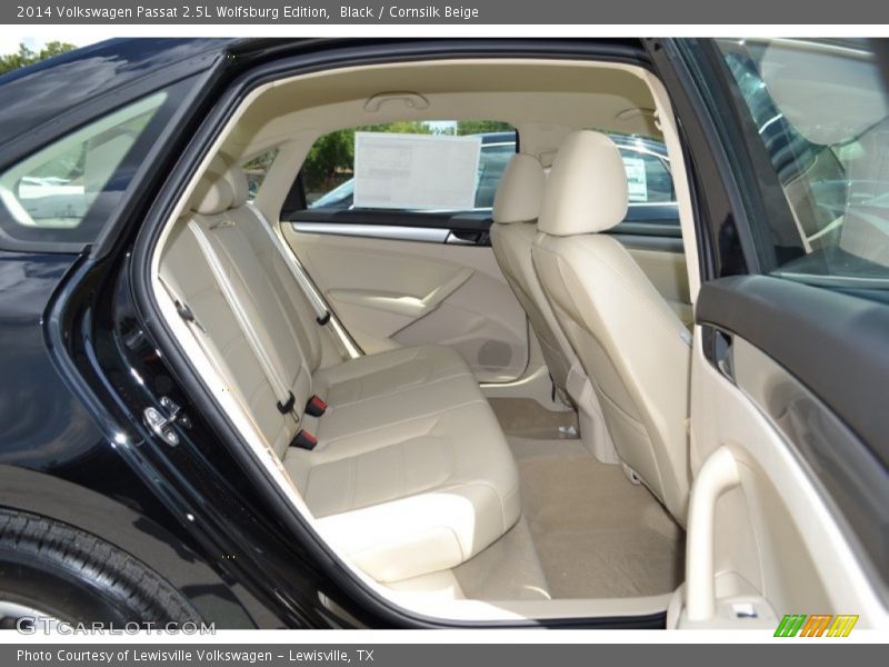 Rear Seat of 2014 Passat 2.5L Wolfsburg Edition