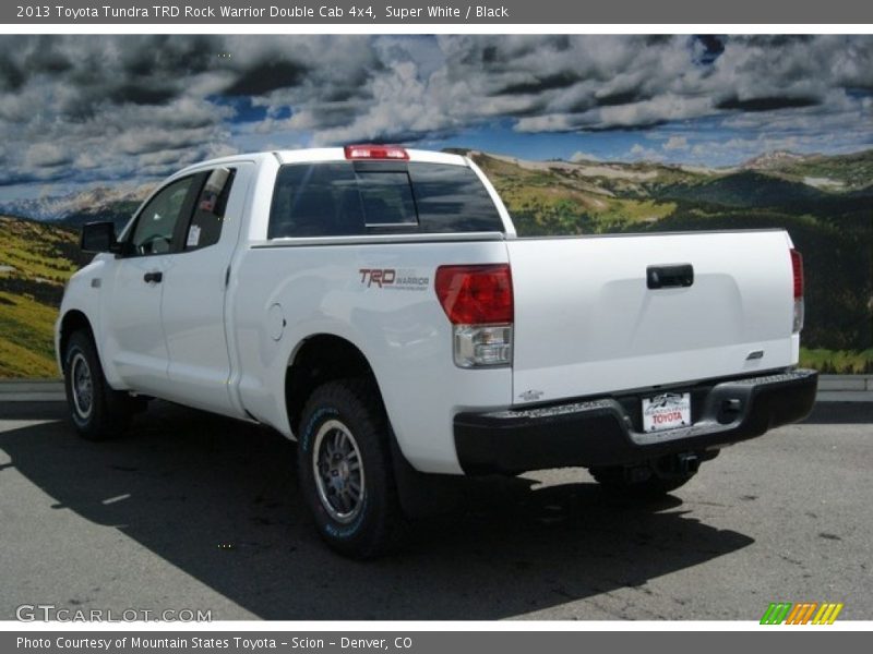Super White / Black 2013 Toyota Tundra TRD Rock Warrior Double Cab 4x4