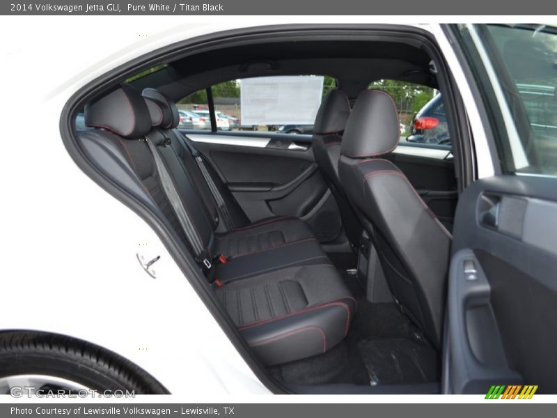 Rear Seat of 2014 Jetta GLI