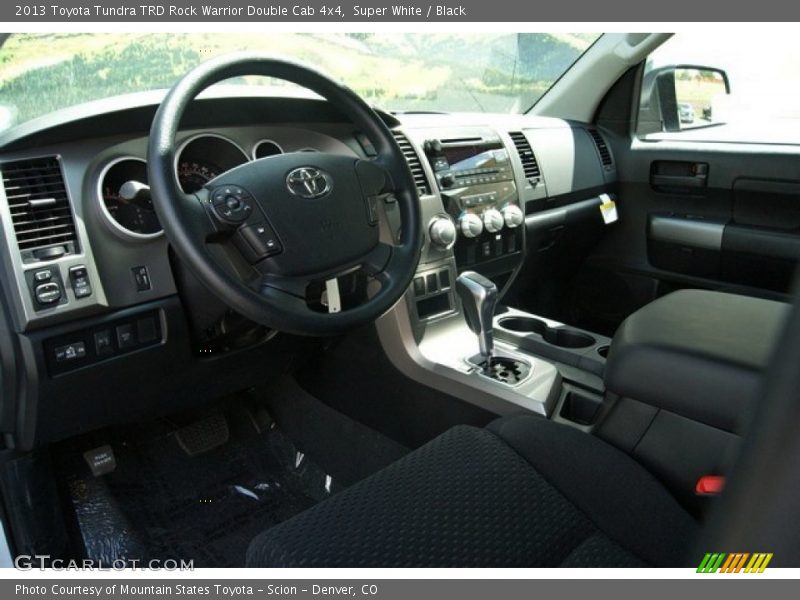 Super White / Black 2013 Toyota Tundra TRD Rock Warrior Double Cab 4x4