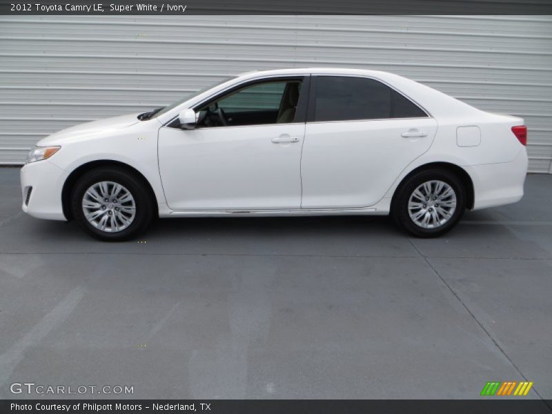 Super White / Ivory 2012 Toyota Camry LE