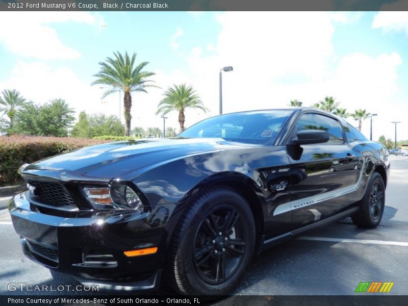 Black / Charcoal Black 2012 Ford Mustang V6 Coupe