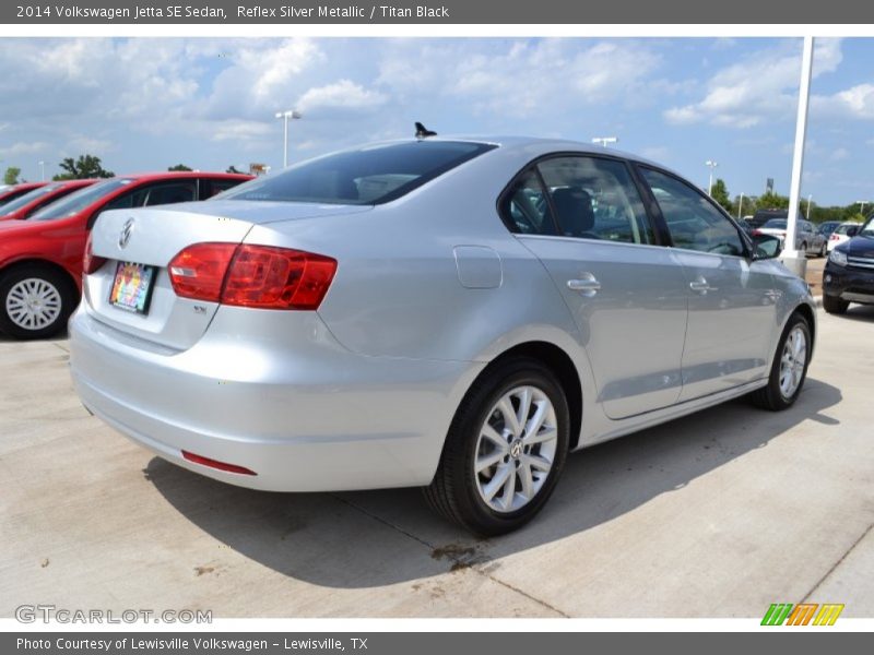 Reflex Silver Metallic / Titan Black 2014 Volkswagen Jetta SE Sedan