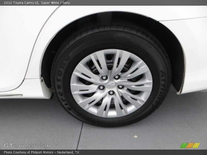 Super White / Ivory 2012 Toyota Camry LE