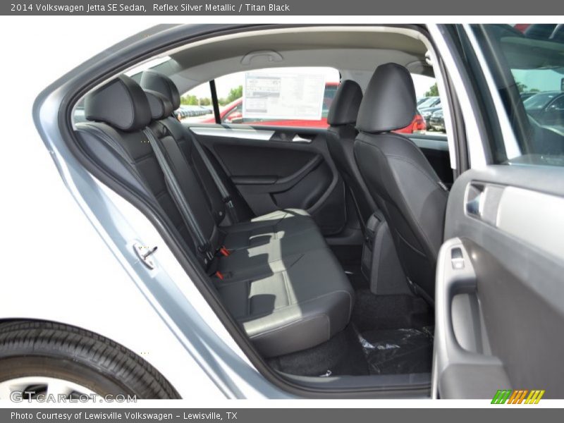 Rear Seat of 2014 Jetta SE Sedan