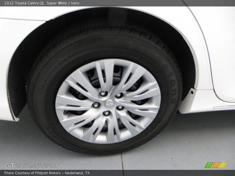 Super White / Ivory 2012 Toyota Camry LE