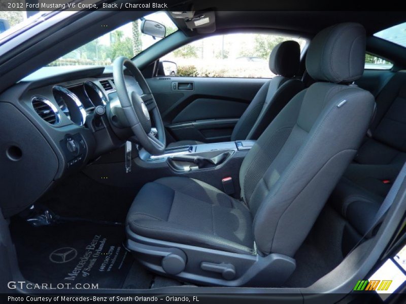 Black / Charcoal Black 2012 Ford Mustang V6 Coupe