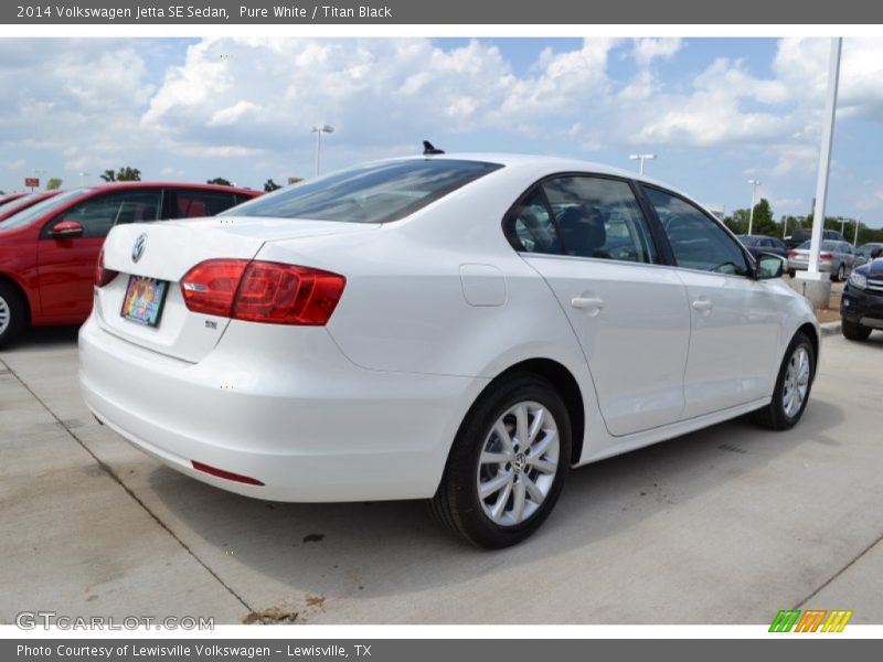 Pure White / Titan Black 2014 Volkswagen Jetta SE Sedan