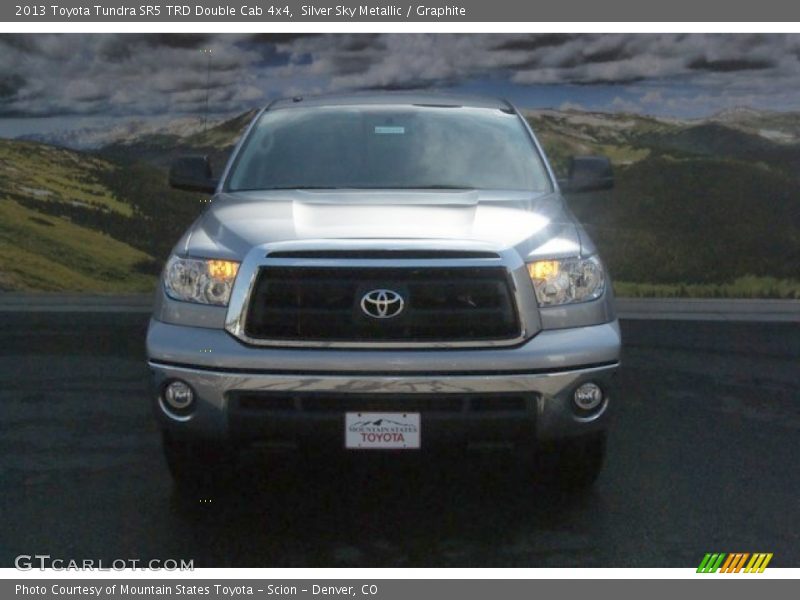 Silver Sky Metallic / Graphite 2013 Toyota Tundra SR5 TRD Double Cab 4x4
