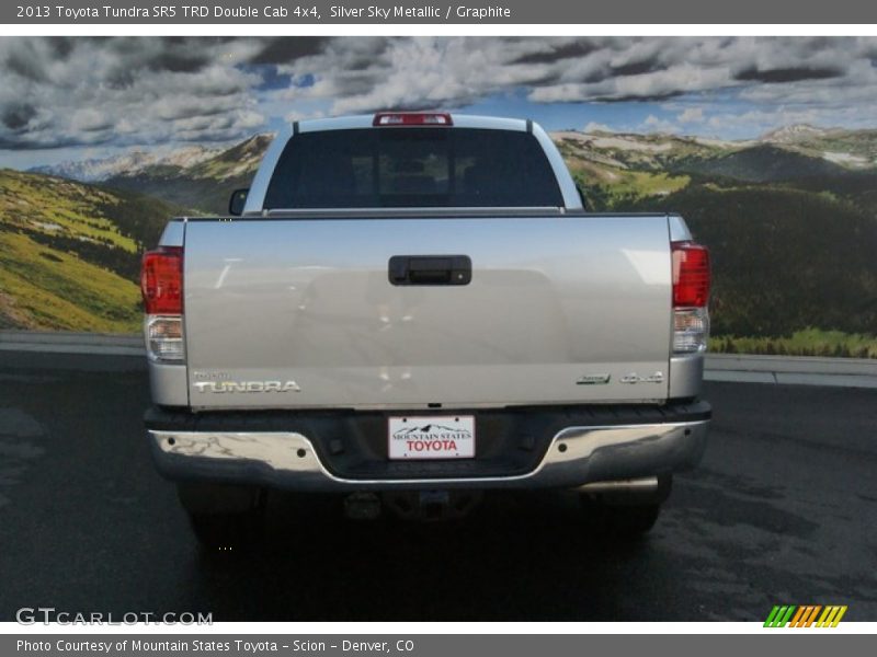 Silver Sky Metallic / Graphite 2013 Toyota Tundra SR5 TRD Double Cab 4x4