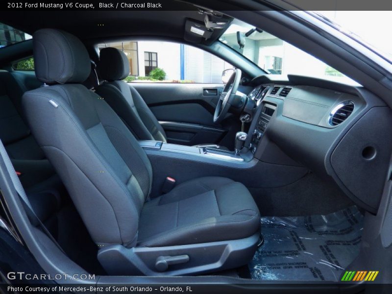 Black / Charcoal Black 2012 Ford Mustang V6 Coupe