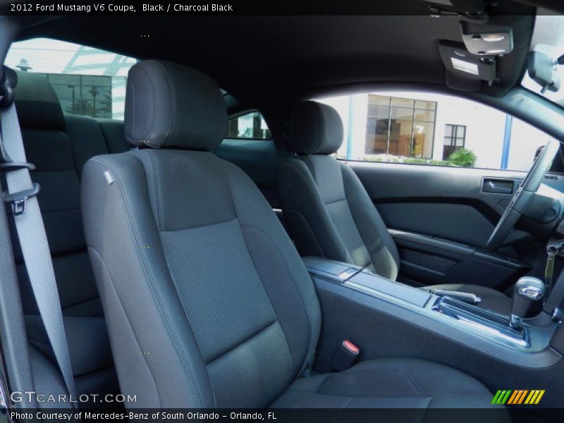 Black / Charcoal Black 2012 Ford Mustang V6 Coupe